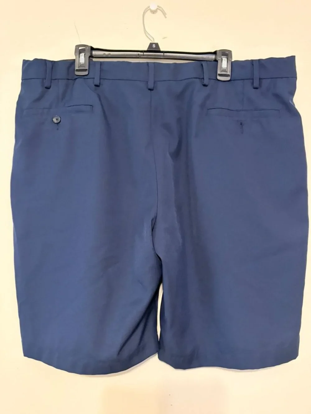 Men's Jos A Bank Traveler Collection Navy Blue Golf Chino Shorts 42 Waist
